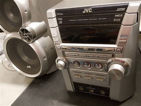 Complete Jvc Home Stereo System 3 Disc Mega Sound And