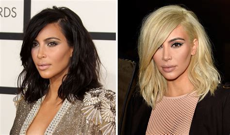Want to lighten your hair from brown to blonde? Olaplex Reverses Kim Kardashians Blonde Hair Damage ...