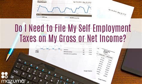 You do not claim any credits other than the earned income credit. Do I Need to File My Self Employment Taxes on My Gross or ...