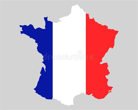 Map And Flag Of France Stock Vector Illustration Of Travel 6803271