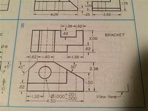 Solved Draw Isometric Pictorials Of 1 Orthographic