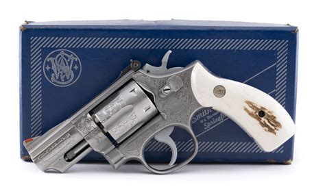 Smith And Wesson 66 1 Factory Engraved 357 Magnum Caliber Revolver For Sale