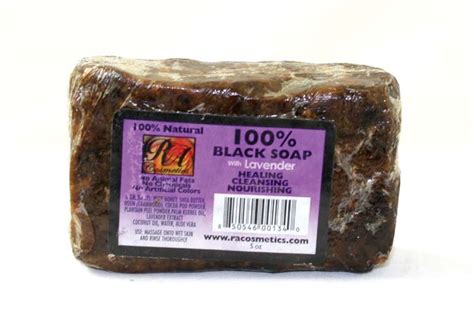 This is probably their least popular sector. Natural Black Soap: Lavender