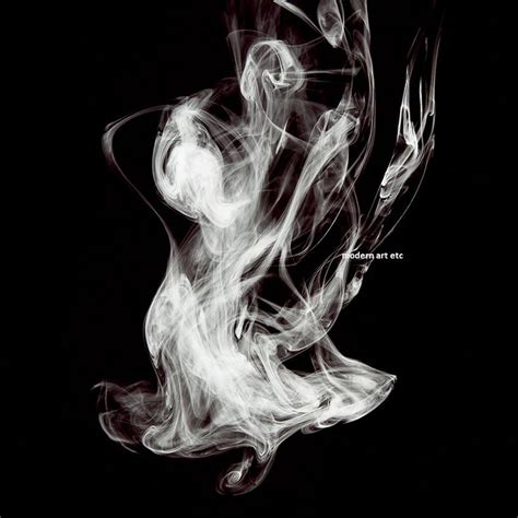 Abstract Photography Black And White Smoke Fluid Rings