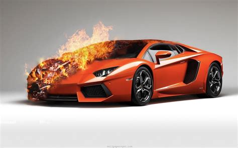 Flaming Lamborghini Wallpapers Wallpaper Cave