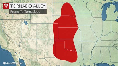 Tornado Alley States Map