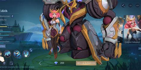 Buy Skin Celestial Safeguard Skin Edith Mobile Legends Most Complete