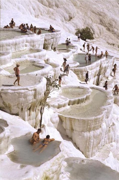 Natural Rock Pools Pamukkale Turkey Facts Pod