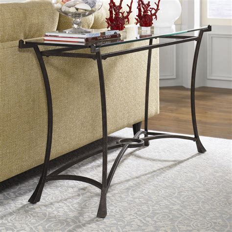Hammary Sutton T30026 T3002689 00r Contemporary Metal Sofa Table With