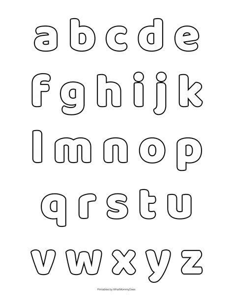 Print Lowercase Letters