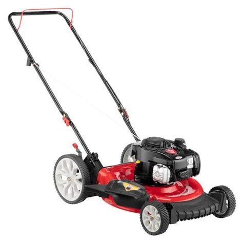 Troy Bilt 21in 140cc Briggs And Stratton Gas Push Lawn Mower With