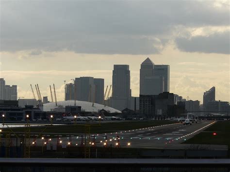 Filelondon City Airport At End Of Runway Wikimedia Commons