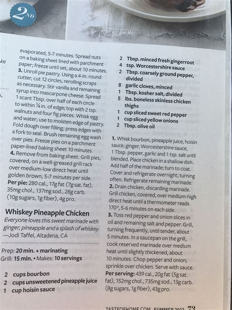 Whiskey pineapple cocktail is anyone else down for a whiskey pineapple cocktail situation this summer? Whiskey Pineapple Chicken Taste of Home Summer 2017 ...