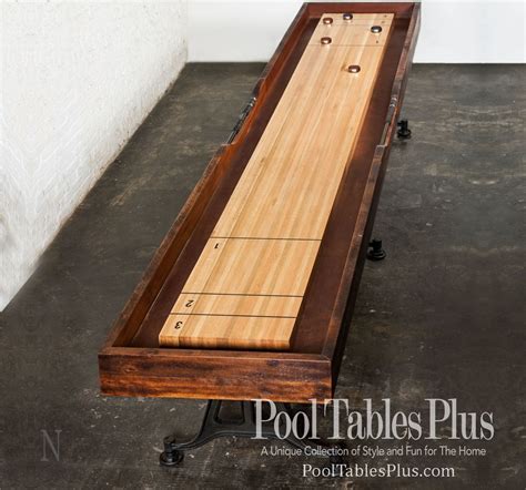 12′ Shuffleboard Table Reclaimed Wood