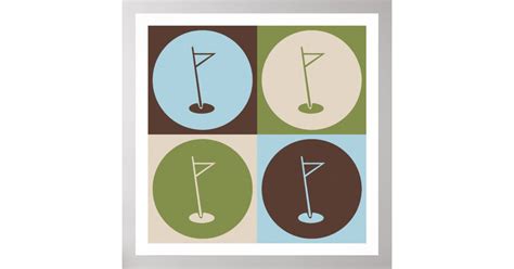 Pop Art Golf Poster Zazzle
