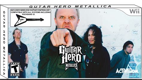 Guitar Hero Metallica Wii Box Art Cover By Rasenganboi