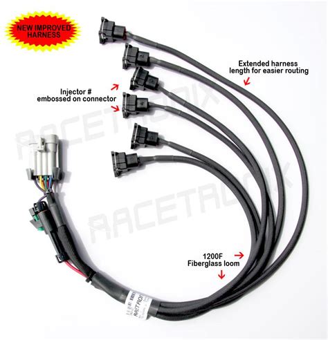 Fuel injector wiring harness connector kit for datsun 280z nissan 280zx maxima. Turbo V6 Fuel Injector Harness & Hotwire Kit Upgrade