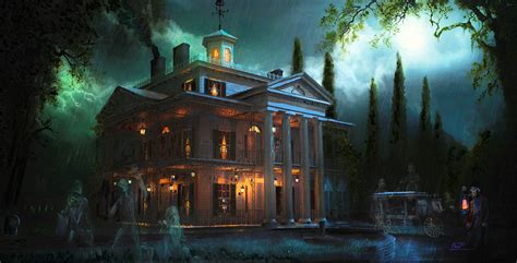 Disney Haunted Mansion Zoom Background Backgroundie