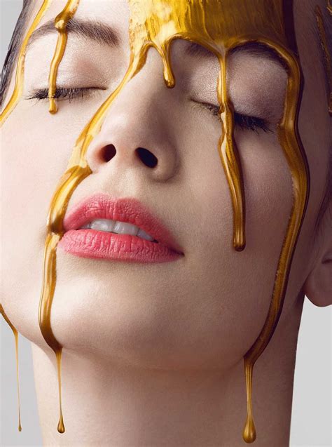 liquid gold impressive beauty photography by jonathan knowles creative fashion photography