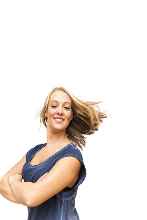 Beautiful Woman Shaking Her Hair Stock Image Image Of Bright Haircare 62162193