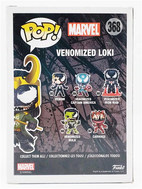 Funko Pop Marvel Venomized Loki No 368 Target Exclusive Bobble Head