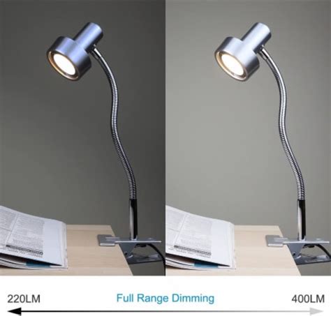 Atayal Ob Clip On Dimmable Desk Lamp Eye Care Reading 5w Led Flexible