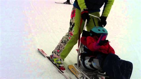 Sit Skiing With Ava At Cardrona Nz Youtube