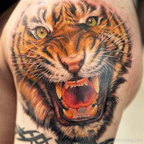 30 Ideias De Tatuagens Realistas Coloridas 3d In 2021 Tiger Tattoo