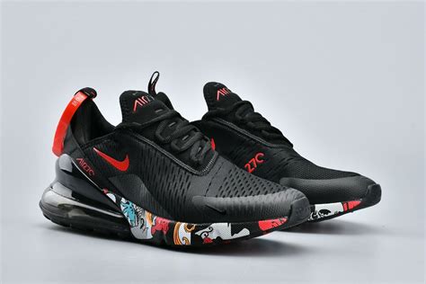 Graffiti Nike Air Max 270 Customs Black Red