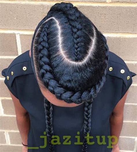 Goddess Braids Hairstyles 2 Feed In Braids With Small Braids
