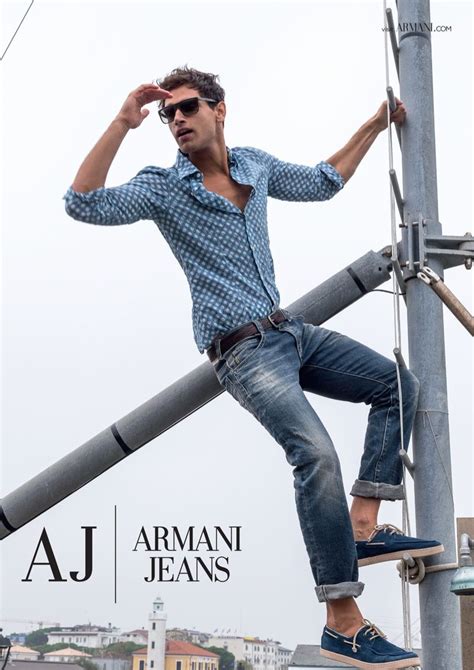Fabio Mancini Tomas Skoloudik For Armani Jeans Springsummer 2014 Campaign Mens Fashion