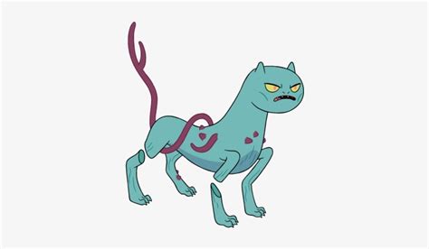 Demon Cat Adventure Time Blue Cat Transparent Png 347x417 Free