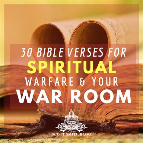 Thirty Bible Verses For Spiritual Warfare Jump Start Your War Room