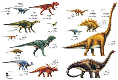 أنواع اسماء الديناصورات