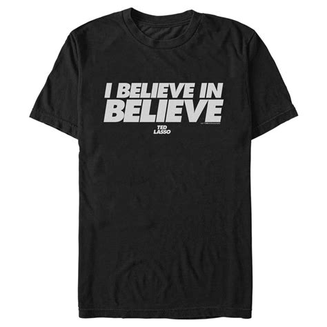 Mens Ted Lasso I Believe In Believe T Shirt Fifth Sun