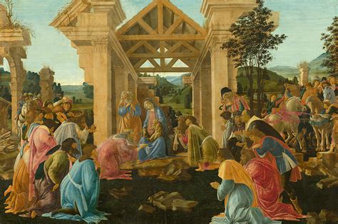 The Adoration Of The Magi Painting By Sandro Botticelli