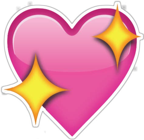 Iphone Heart Emoji Transparent Background Cute Emoji