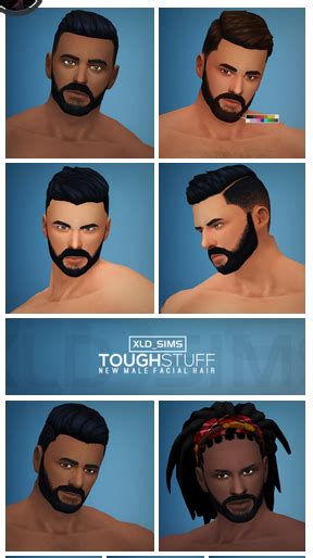 Tough Stuff I Facial I Male I By Xldsims Via Simsworkshop I Sims 4 I