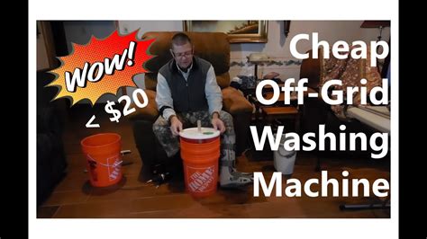 Diy Cheap Off Grid Washing Machine Youtube