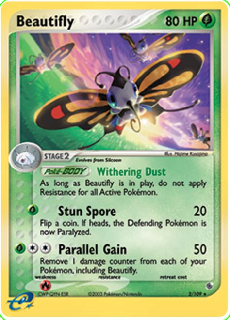 Beautifly Ex Ruby And Sapphire 2 Pokemon Card