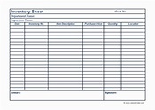 45 Printable Inventory List Templates [Home, Office, Moving] - Free ...