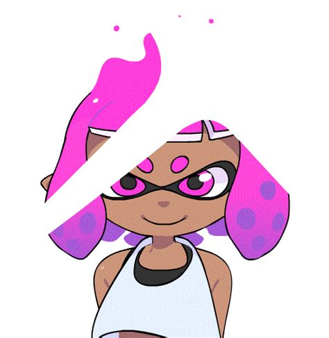 D Rod Inkling Girl Inkling Player Character Nintendo Animated