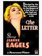 Póster «The Letter, protagonizada por Jeanne Eagels y O.P. Heggie ...