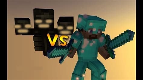 Steve Vs Wither Minecraft Youtube