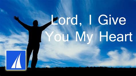 Lord I Give You My Heart With Lyrics Acoustified Worship Youtube