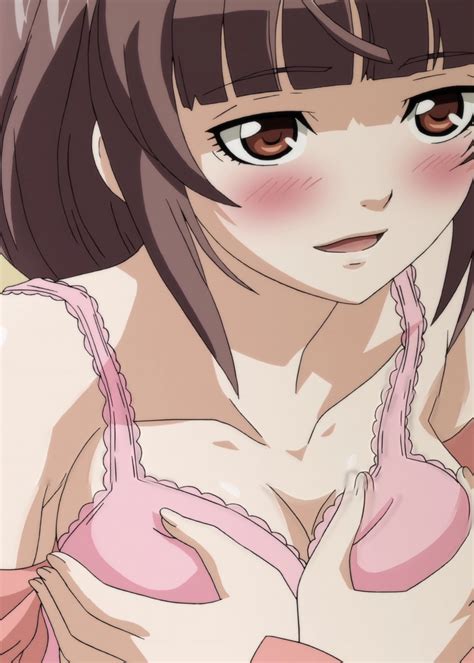 Ikuno Emiru Nozoki Ana Highres Screencap Stitched Third Party Edit 1girl Blush Breasts