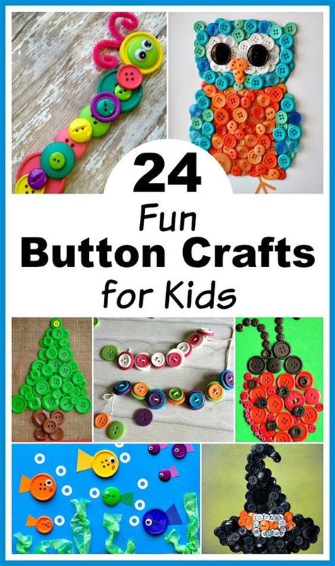 Button Arts And Crafts Functions Just For Small Children