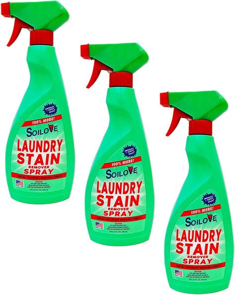 Soilove Laundry Stain Remover Spray For Clothes 3 Pack 22 Oz Soilove