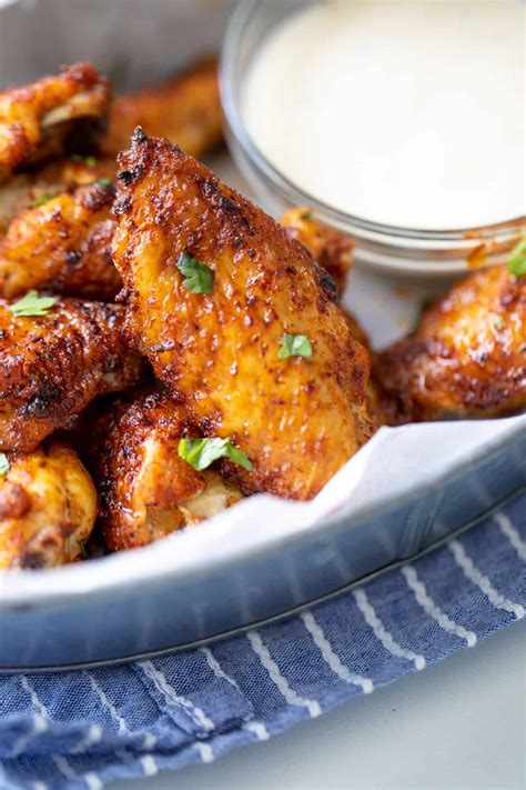 The Best Air Fryer Chicken Wings Recipe A Mind Full Mom