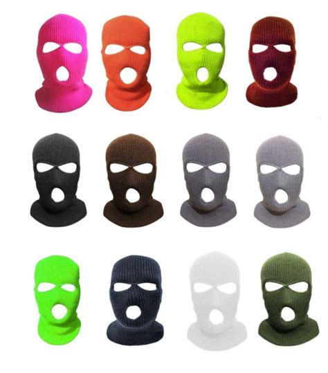 3 Hole Ski Mask Face Neck Balaclava Outdoor Sport Warm 3 Hole Full Face